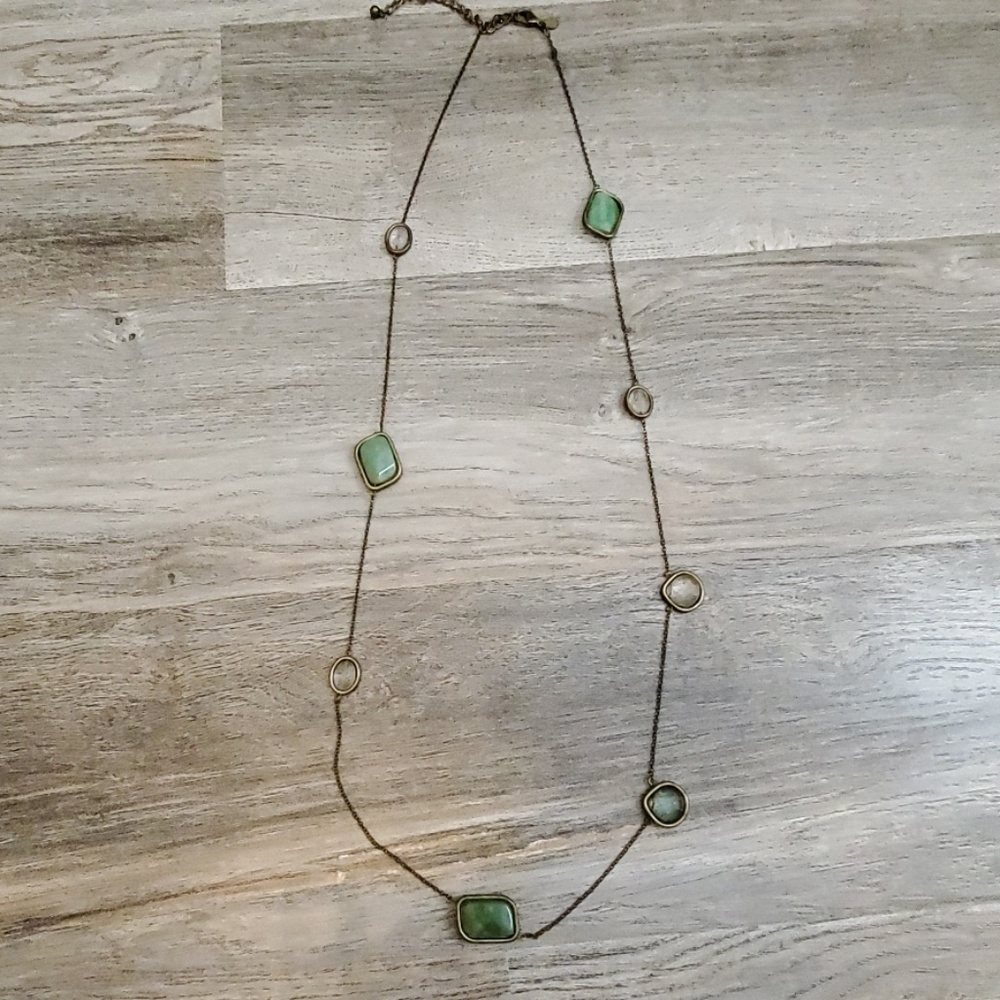 Jade multi-stone necklace